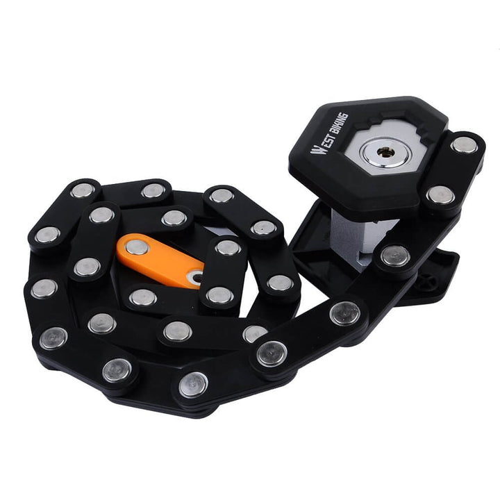 Fischer-Z heavy-duty folding bicycle lock. Hardened steel for reliable bike security.