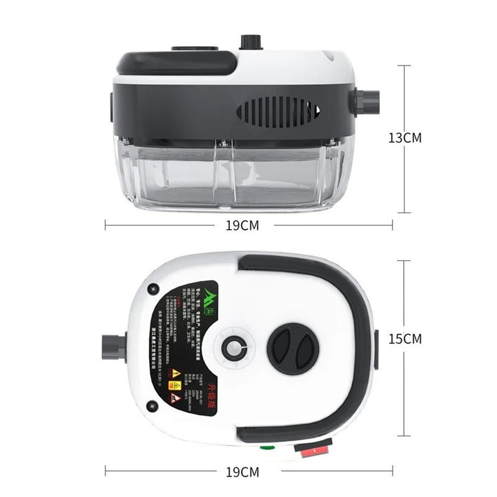 White Home Steam Cleaner unit with its large capacity water tank clearly visible.