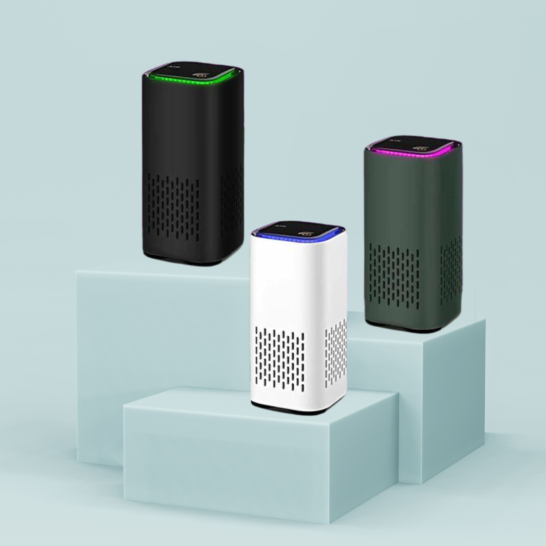 Quiet Home Air Purifier. Essential for allergy relief, removing pet dander & improving indoor air quality.