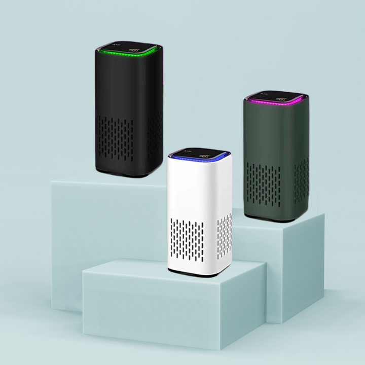 Quiet Home Air Purifier. Essential for allergy relief, removing pet dander & improving indoor air quality.