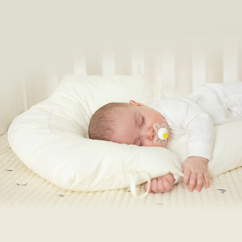 Premium hypoallergenic toddler pillow offering gentle support for safe and peaceful baby sleep.