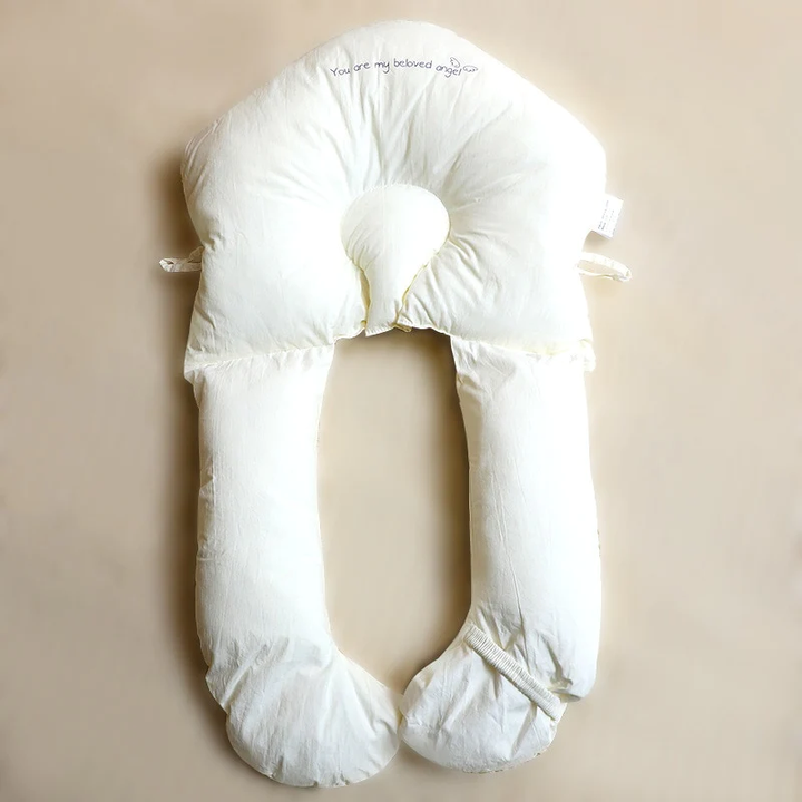 Infant essentials: Hypoallergenic baby sleep pillow for gentle support & safe, peaceful sleep.