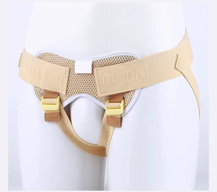 Men's Adjustable Abdominal Support Belt with Cushion Pads