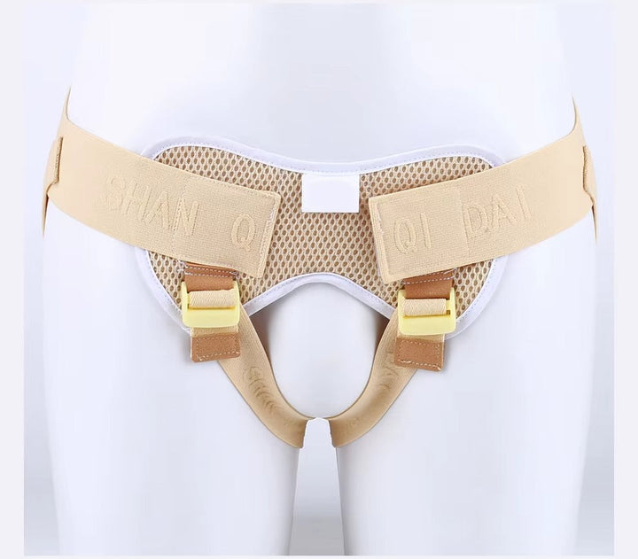 Men's Adjustable Abdominal Support Belt with Cushion Pads