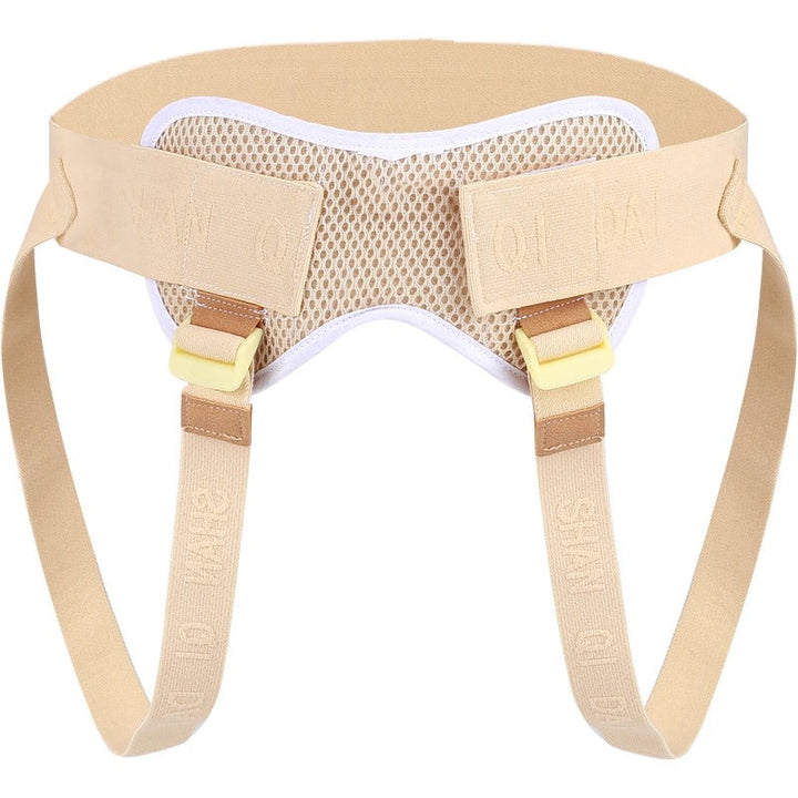 Men's Adjustable Abdominal Support Belt with Cushion Pads
