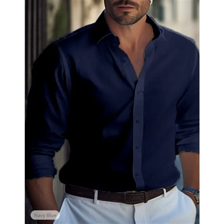 Men's Dress Shirt - Stylish Fit with Classic Collar