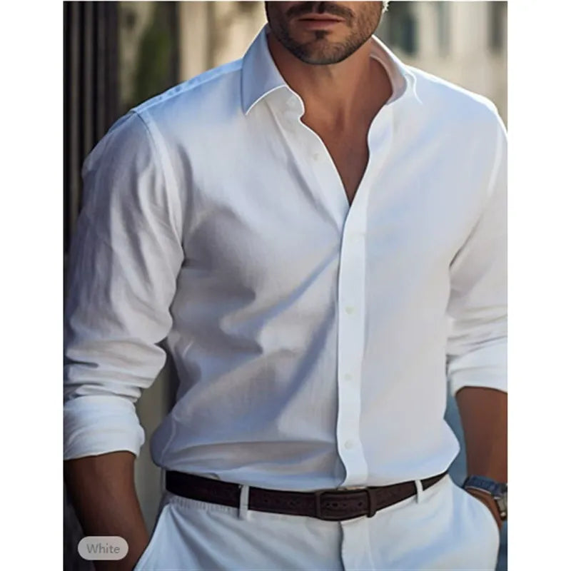 Men's Dress Shirt - Stylish Fit with Classic Collar