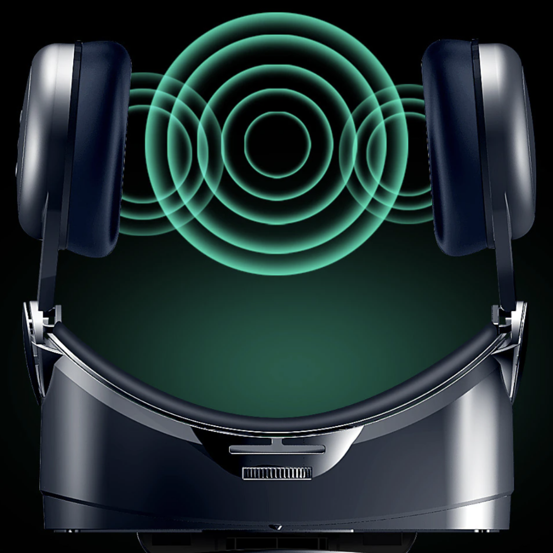 Ergonomic VR headset for smartphones, delivering immersive audio and clear, adjustable virtual reality visuals.
