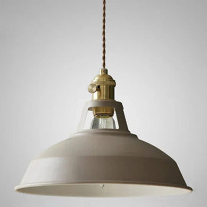 Metal industrial ceiling light, perfect for restaurant or bar areas. Vintage IronGlow design.