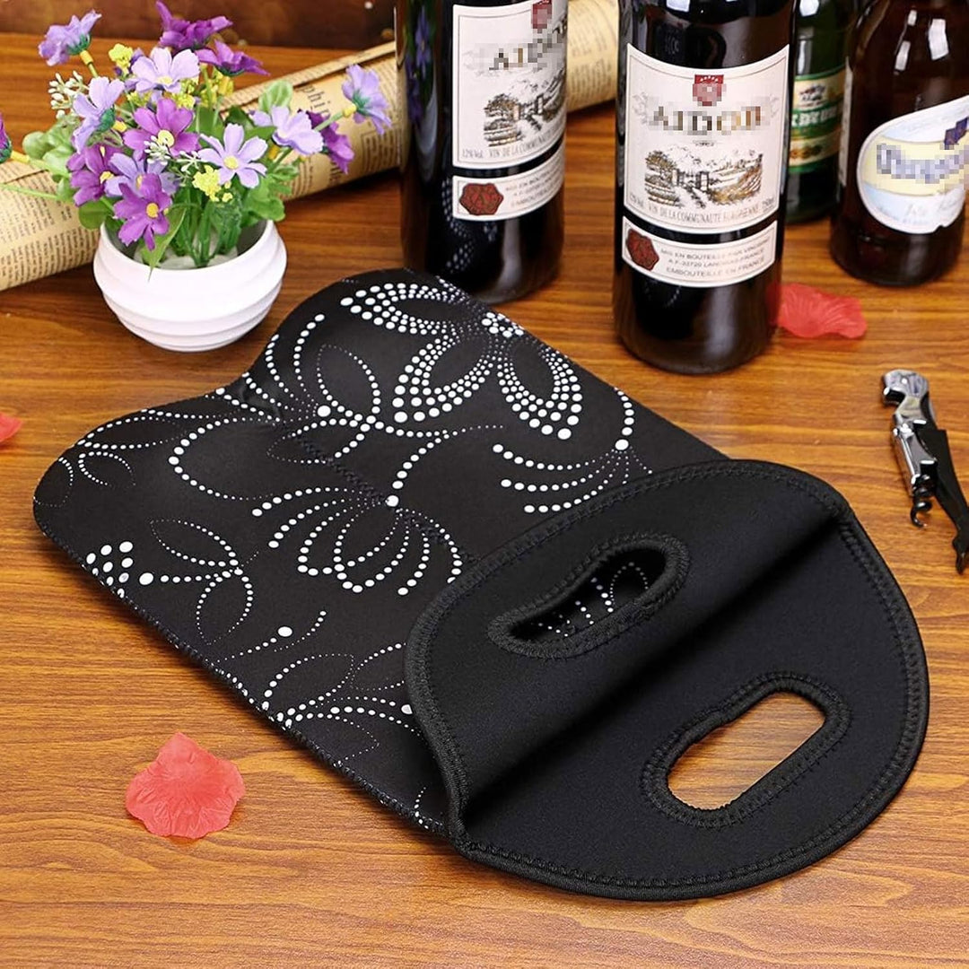 Gift idea: insulated wine cooler bag, holds two bottles for any occasion.