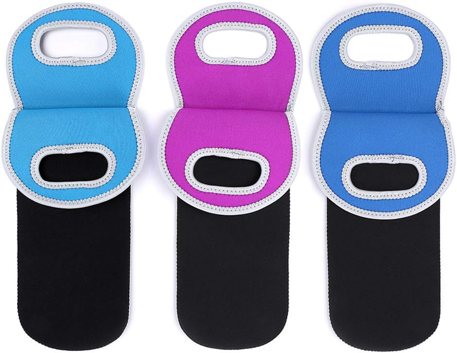 Travel-friendly insulated wine bag, securely holds two bottles for any adventure.