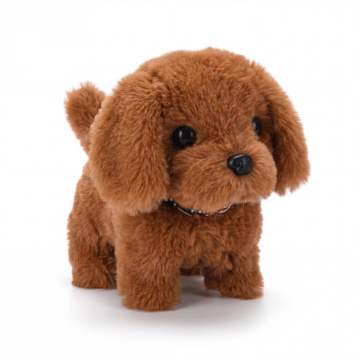 Realistic interactive walking dog plush toy, an electronic pet that's a great children's gift.