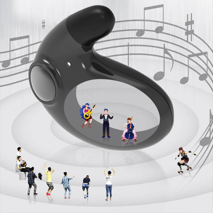 Bluetooth invisible sleep earphones, ultra-light & wireless, designed for comfortable noise-cancelling sound.