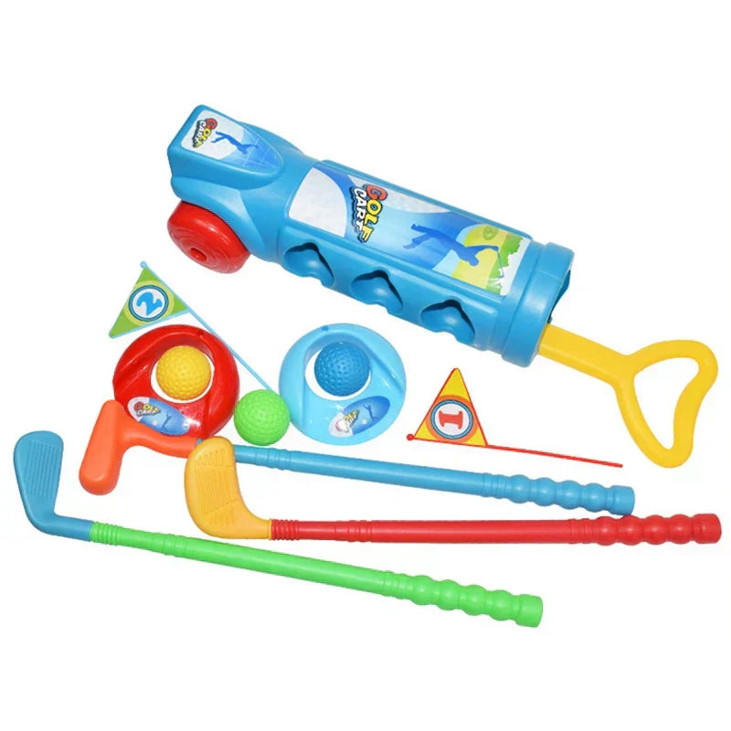 Children's golf set promotes outdoor play & skill development. A fun sports toy for young golfers.