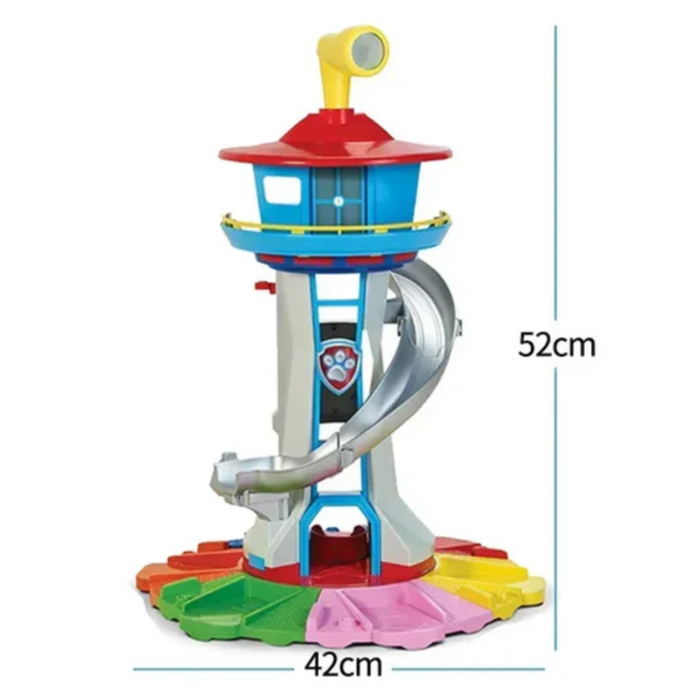 Exciting kids' toy car slide tower with multiple ramps and colorful vehicles for dynamic, multi-level playtime fun.