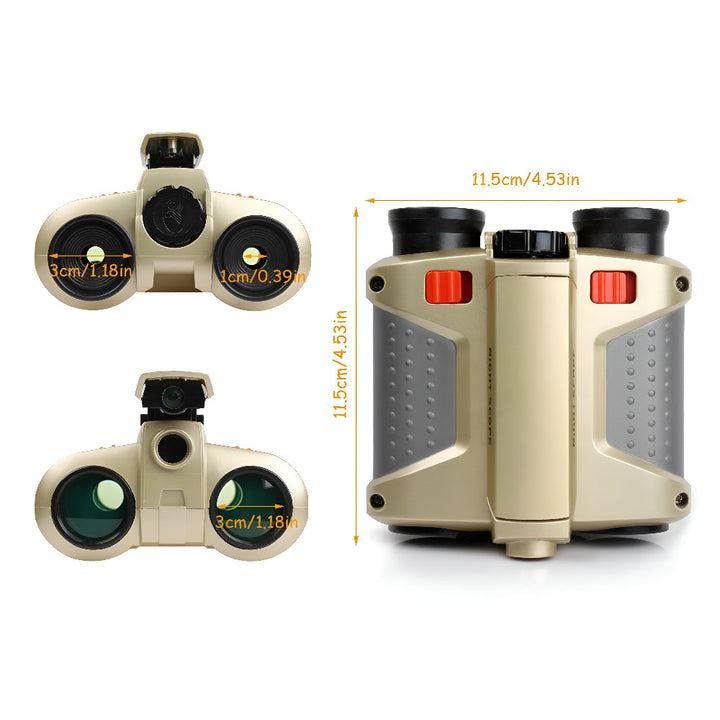 Adventure gear: Kids' night vision binoculars, an educational outdoor toy for exploring nature & low light environments.