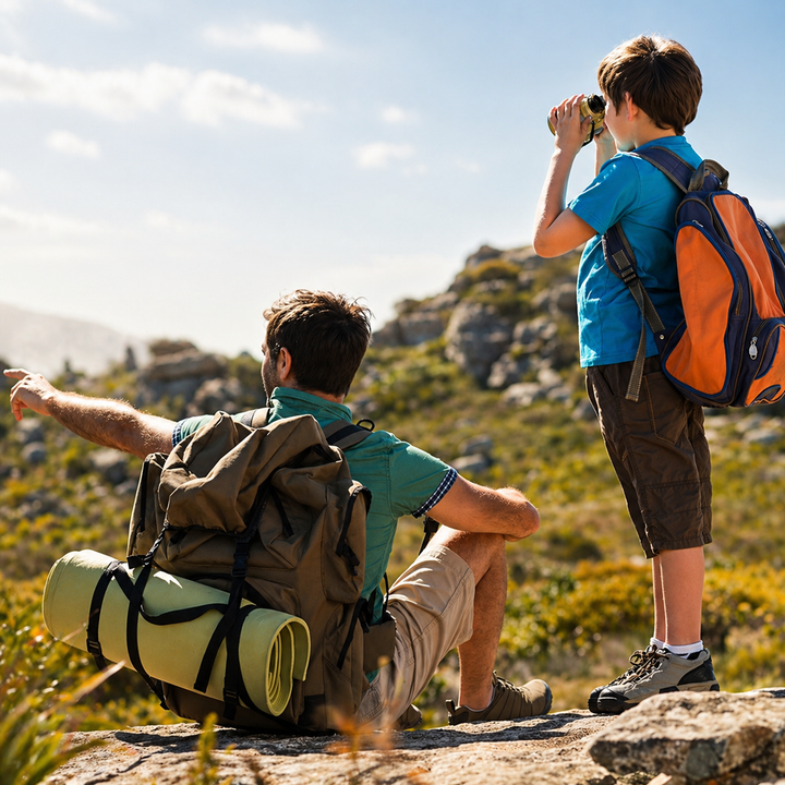 Durable kids' night vision binoculars for outdoor exploration. Low light vision adventure gear, perfect for young spies.
