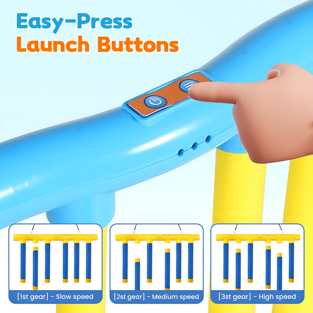 Durable kids reflex trainer, a falling stick game designed for challenging quick thinking.