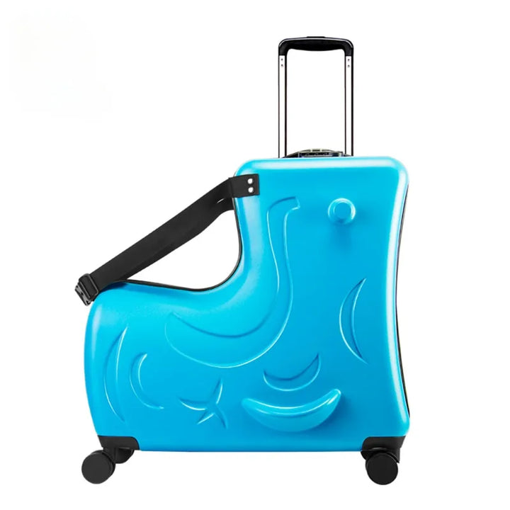 Secure & durable kids' ride-on suitcase, essential travel gear for toddlers, a reliable children's carry-on.