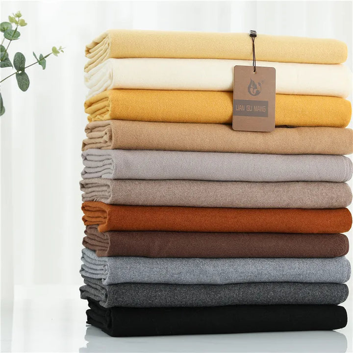 Incredibly cozy Krystal Cashmere women's winter scarf, elegant and warm fashion wrap.