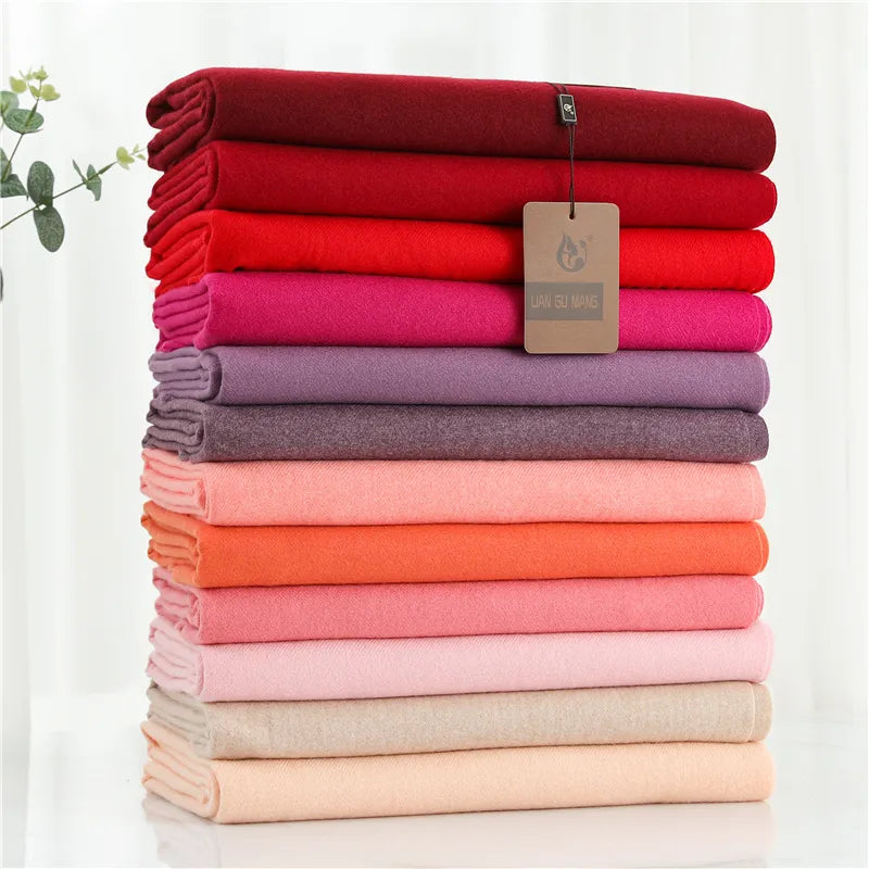 Versatile Krystal Cashmere plush winter scarf for women, stylish, warm & elegant.