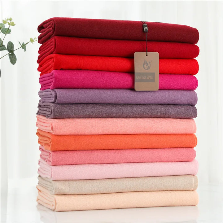 Versatile Krystal Cashmere plush winter scarf for women, stylish, warm & elegant.