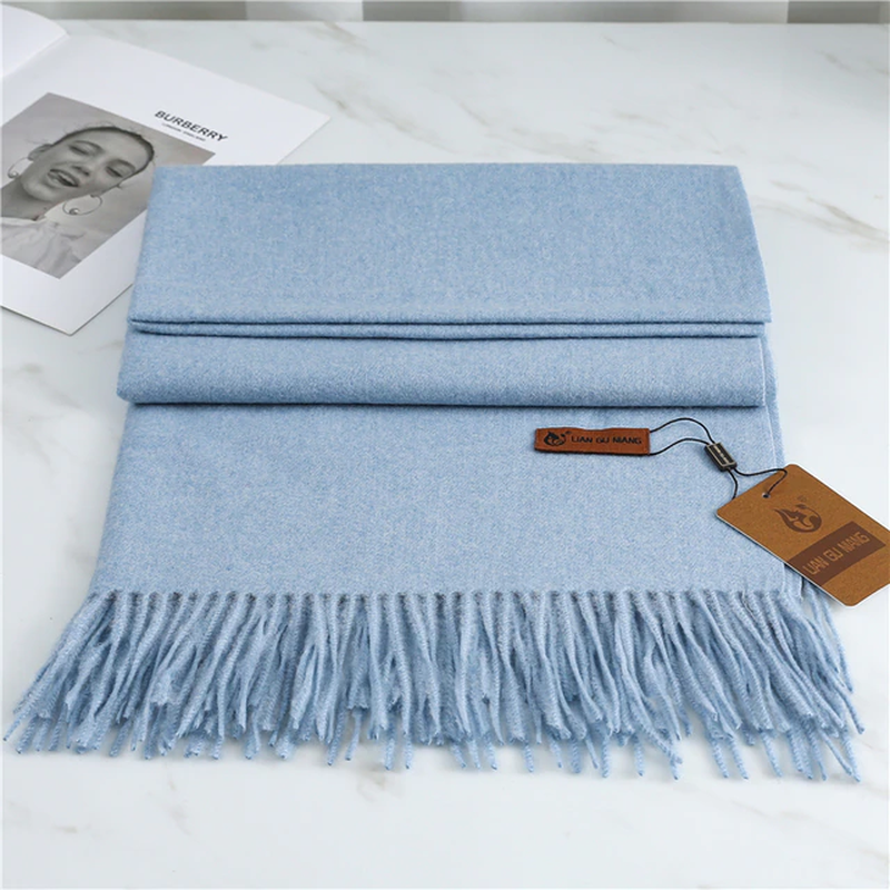 Premium Krystal Cashmere women's winter scarf, luxurious warmth & elegant style.