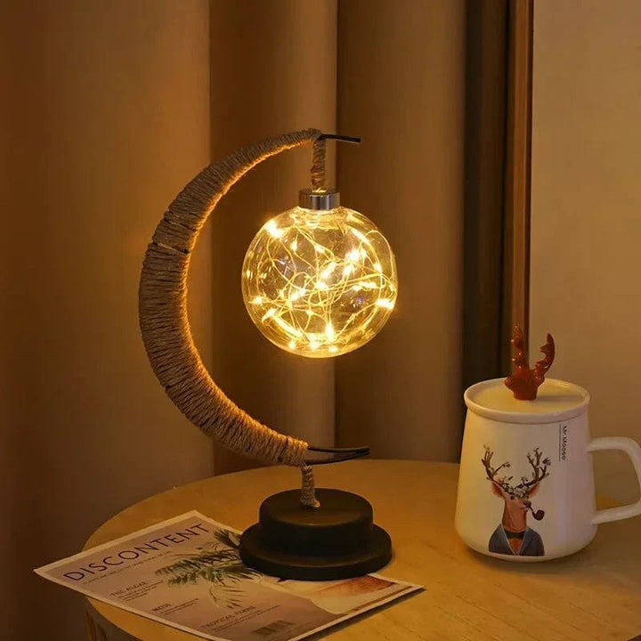 A collection of LED Moon Star Night Lights in different shapes and colors, showcasing the variety of artistic design options available.