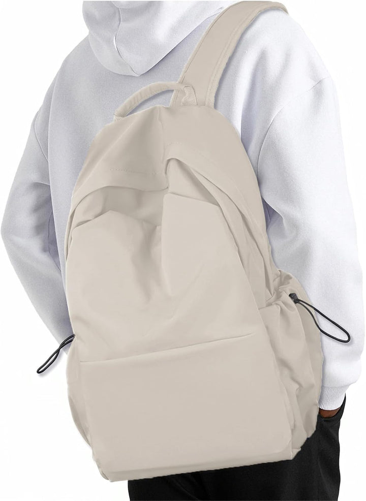 Lightweight unisex laptop backpack with water-resistant fabric & organized compartments for daily commute.