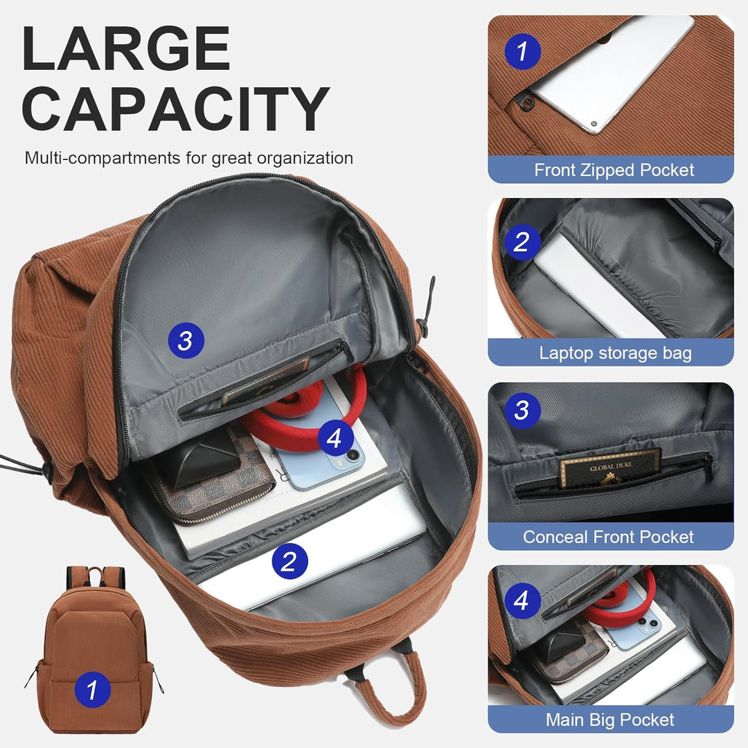 Unisex work bag, water-resistant & organized, designed for laptops, documents, and daily commute.
