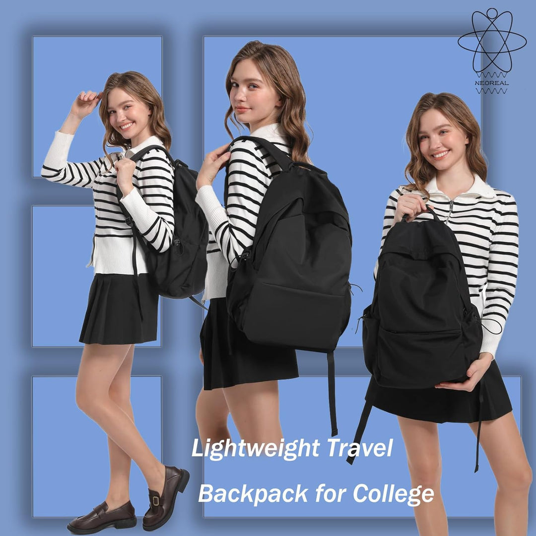 Organized unisex school & work backpack, water-resistant, with dedicated laptop & tablet sleeves.
