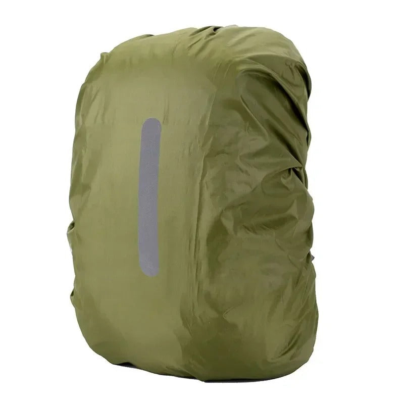 Travel-ready bag protection: waterproof & reflective backpack rain cover keeps essentials dry & safe.