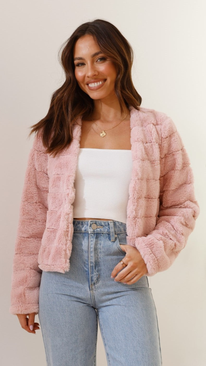 Fashionable veloura women's cropped jacket, ideal for an elegant statement.