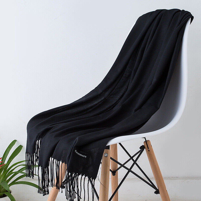 Luxurious Bria women's cashmere scarf, long, soft, and warm for elegant winter style.