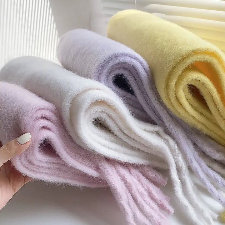Softest women's cashmere scarf. Provides exceptional warmth & a touch of luxury.