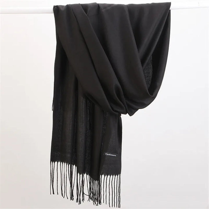 Luxurious Faith cashmere scarf for women, soft and stylish for elegant winter fashion.