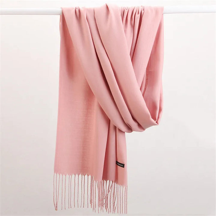 Elegant women's Faith cashmere scarf, perfect luxury gift for winter fashion & warmth.
