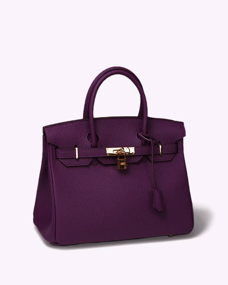 Designer quality women's leather tote handbag, spacious & functional for work, travel, or everyday use.