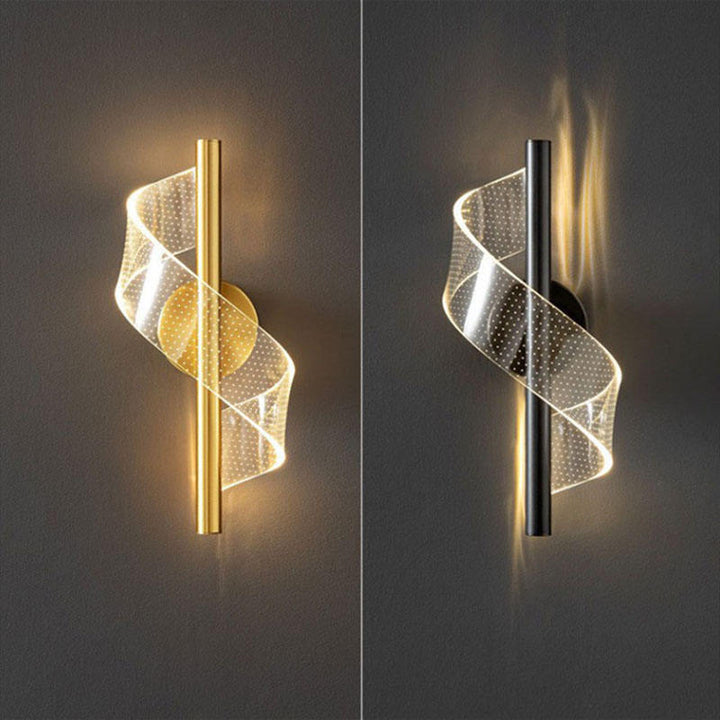 Luxurious glass candelabra wall light with sleek design, perfect for enhancing elegant interiors; LED dimmable for ambiance.