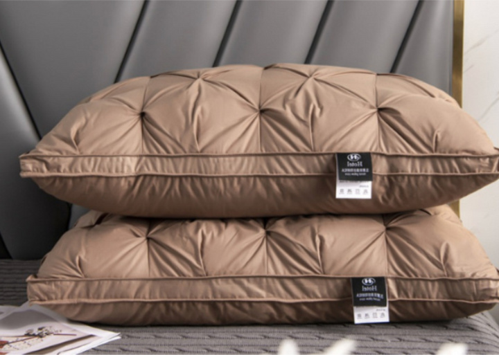 Hypoallergenic goose down pillow for luxurious sleep. Provides ultimate comfort & superior neck support. Bestselling home bedding.