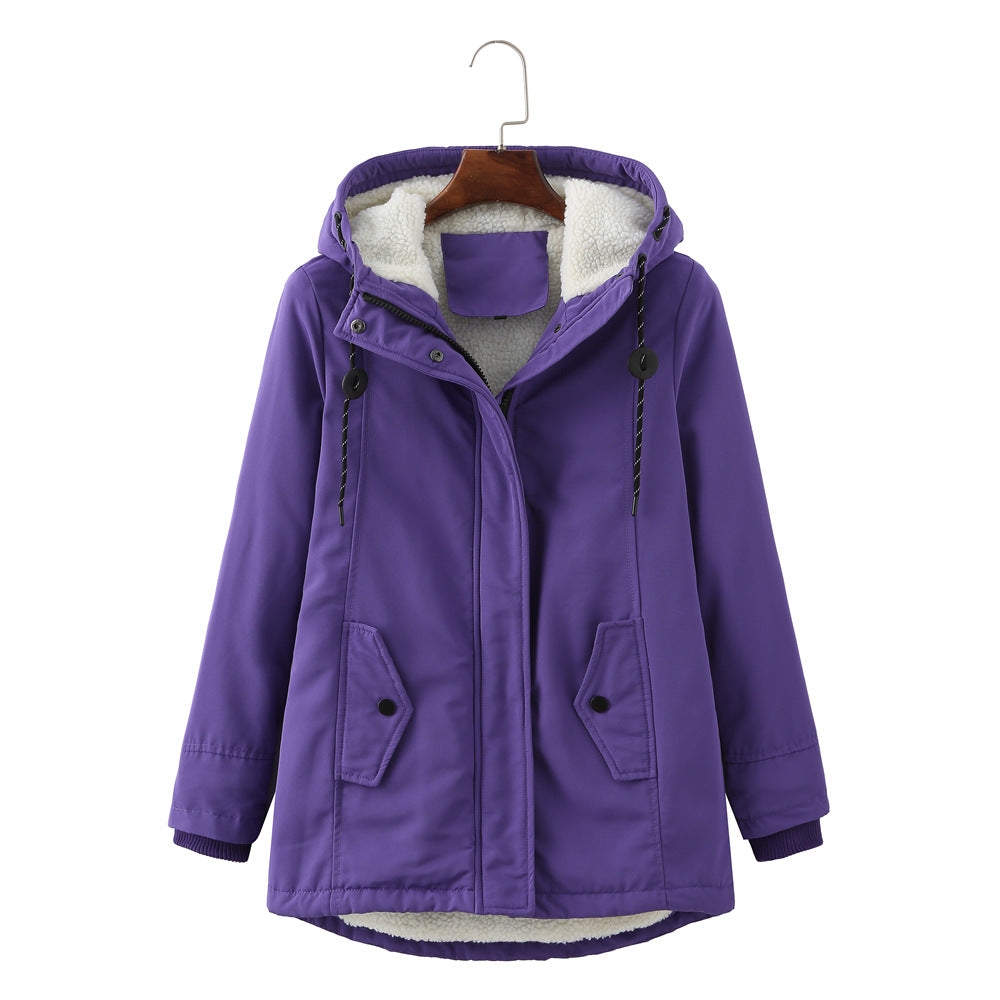 Luxurious Aurora women's winter coat, warm and flattering parka, stylish outerwear for daily use.