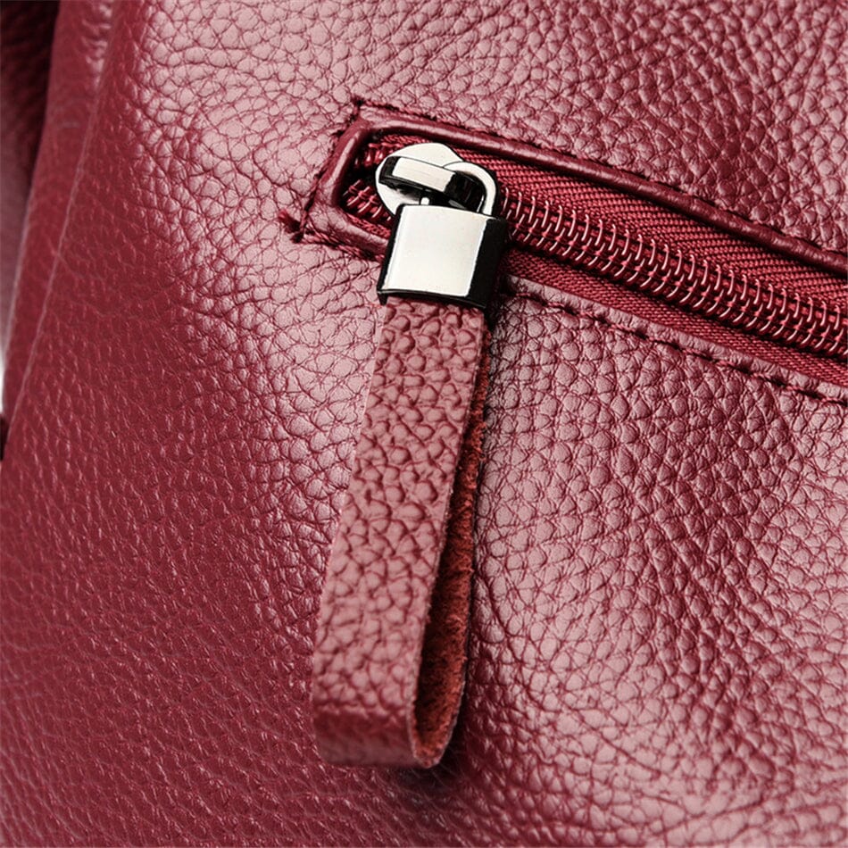Stunning multi-color women's luxury leather handbag, a statement piece for the modern woman.