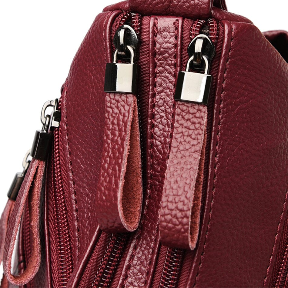 Elegant women's luxury leather purse, a timeless accessory that complements sophisticated looks.