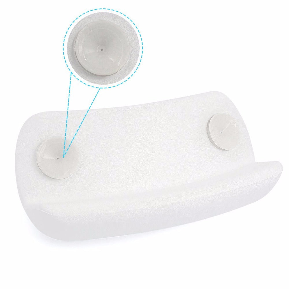 Stylish bath pillow, elevating bathroom decor with luxurious comfort and essential head and neck support.