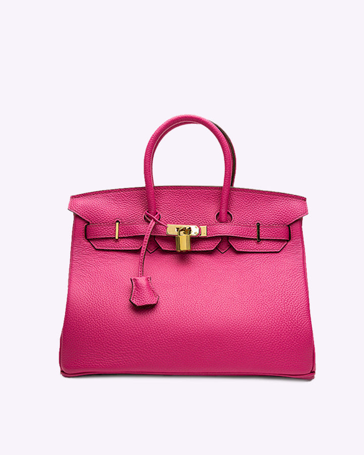 Stylish women's leather shoulder bag with sleek design, a versatile luxury purse.
