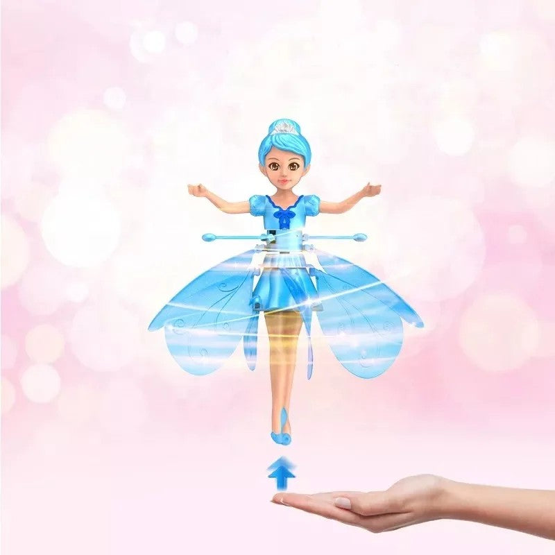 Perfect kids' gift: magical flying doll with dazzling LED lights & easy gesture control.