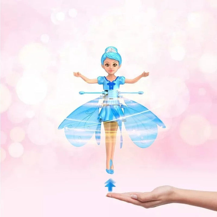 Perfect kids' gift: magical flying doll with dazzling LED lights & easy gesture control.
