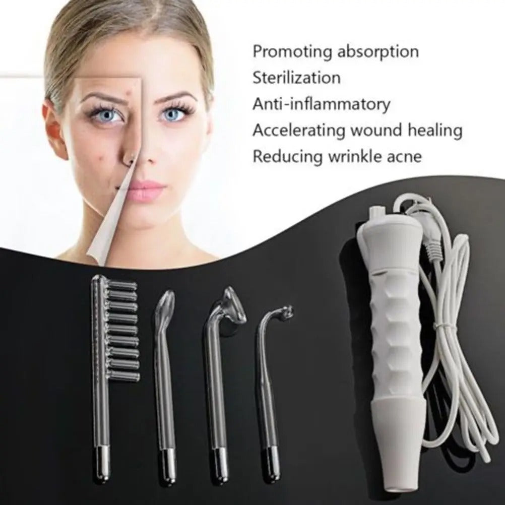 Advanced High-Frequency Facial & Hair Therapy Device for Women