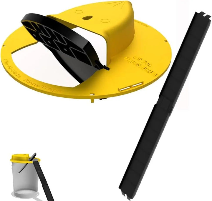 4-Pack Bucket Lid Mouse Trap for Rodent Control