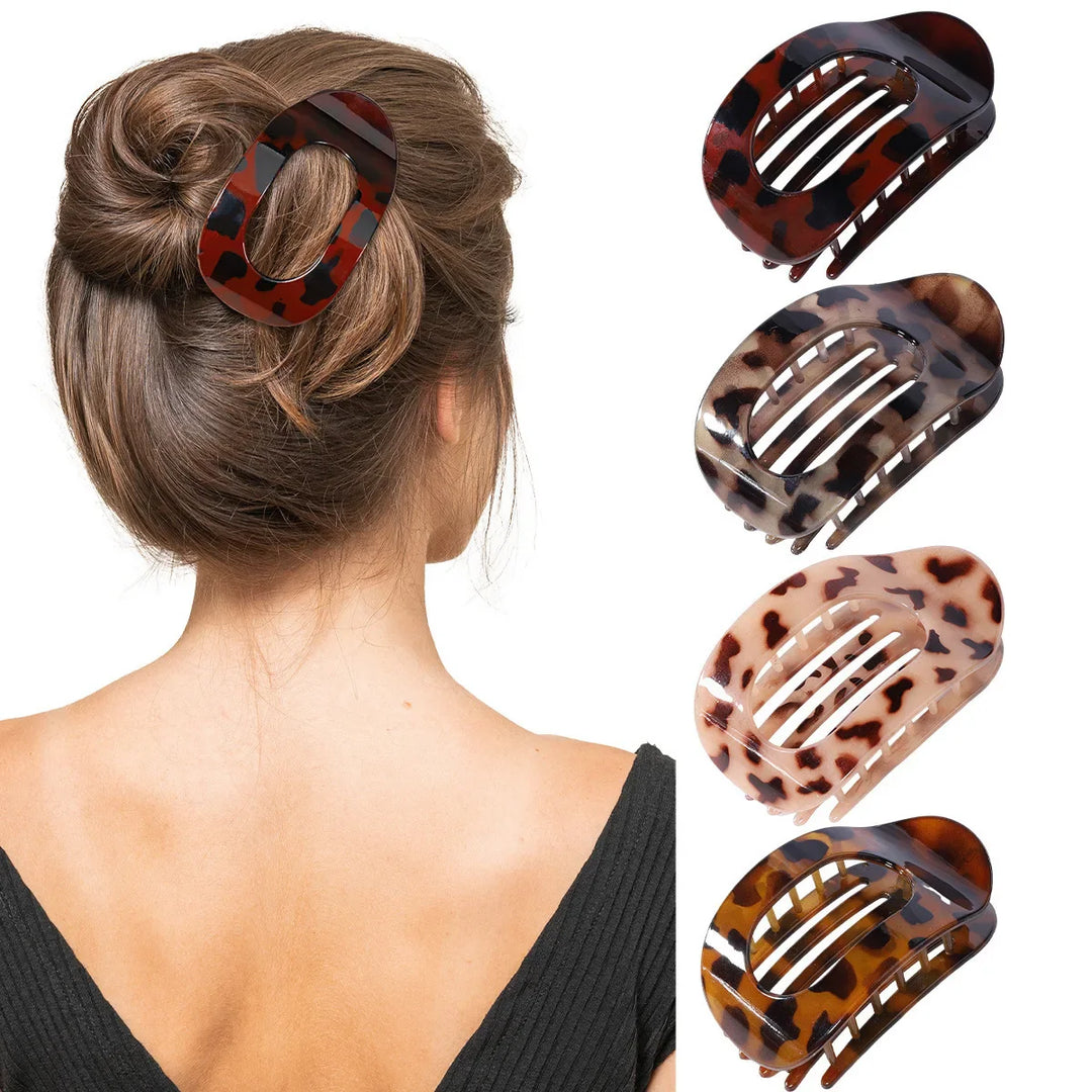 Secure hold matte oval hair clip, perfect for managing women's long or fine hair.